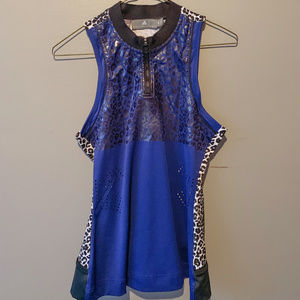Adidas by Stella McCartney Leopard Running tank